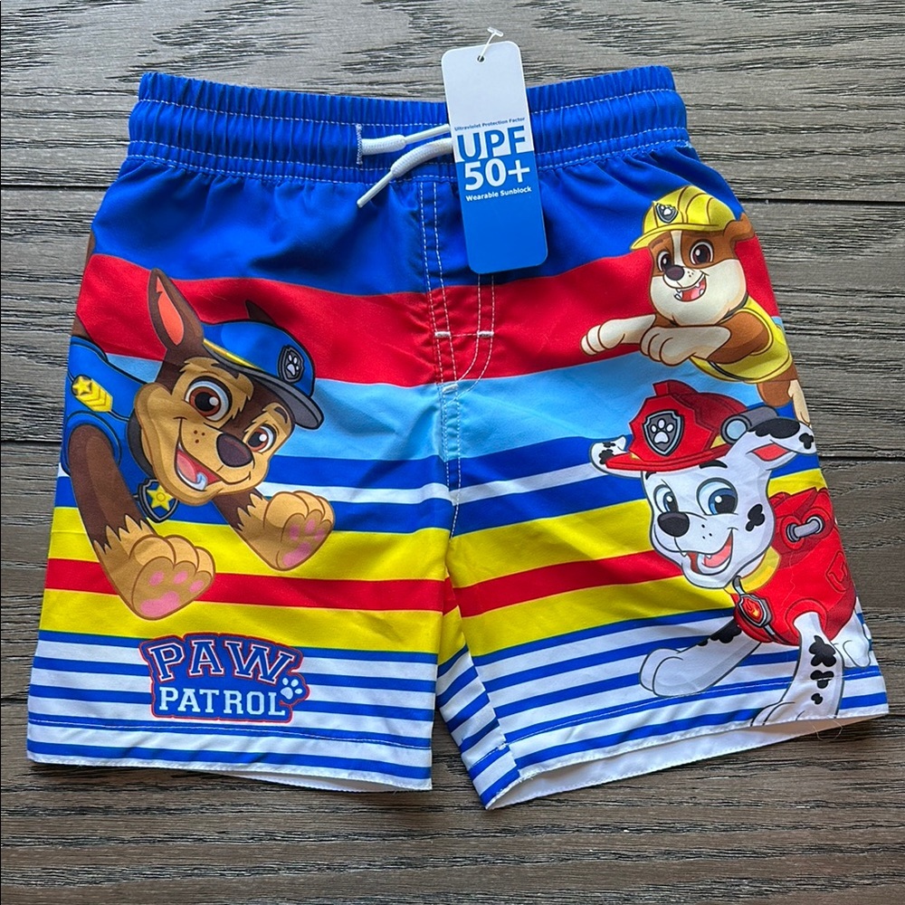 Paw Patrol Swim Trunks 3T